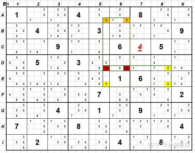 这个难度系数10的数独怎样破解? - 知乎