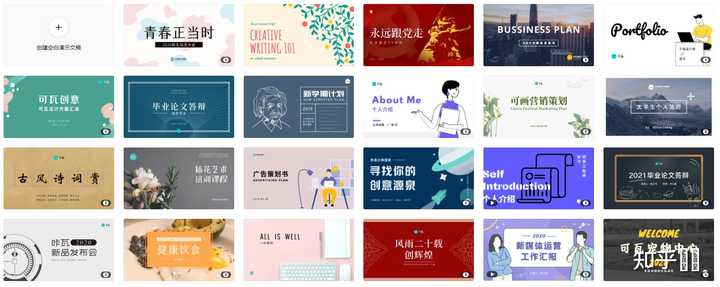 有哪些高级且免费 PPT 模板推荐？ - 知乎