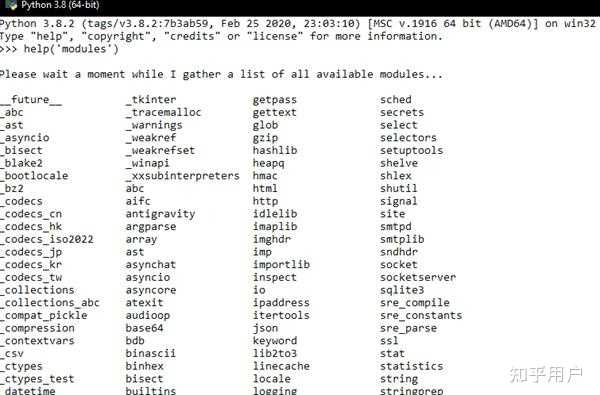 python里面常用模块有哪些？ - 知乎