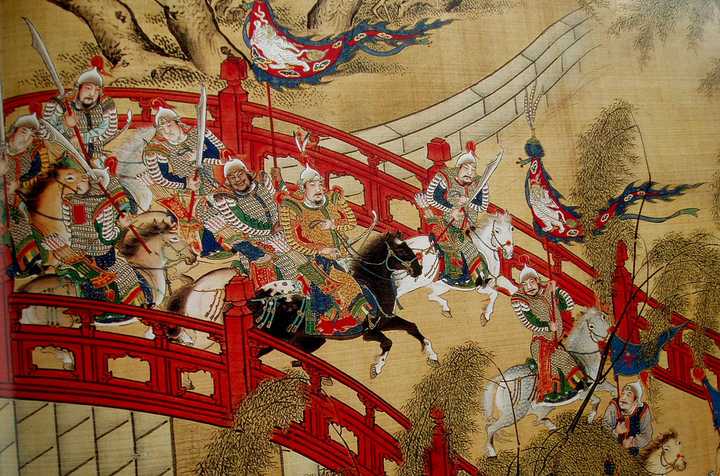 还是血与钢大神的还原，另一张明军形象的《平番得胜图》血大的神还原。