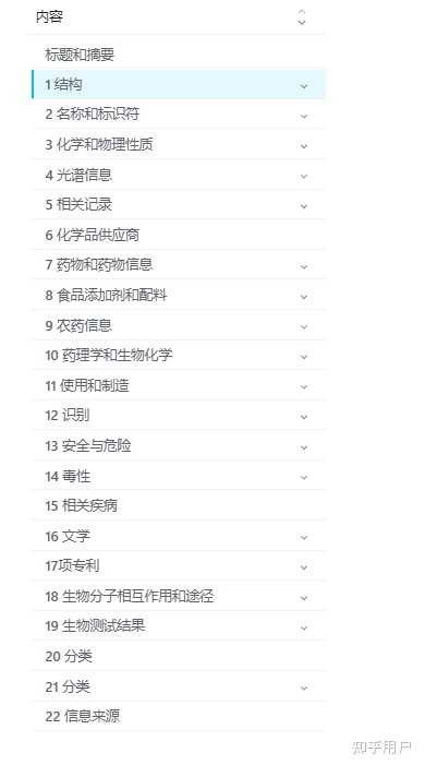 只知道化学结构式，不知道名称，该如何去搜查化合物的基本性质？ 知乎 