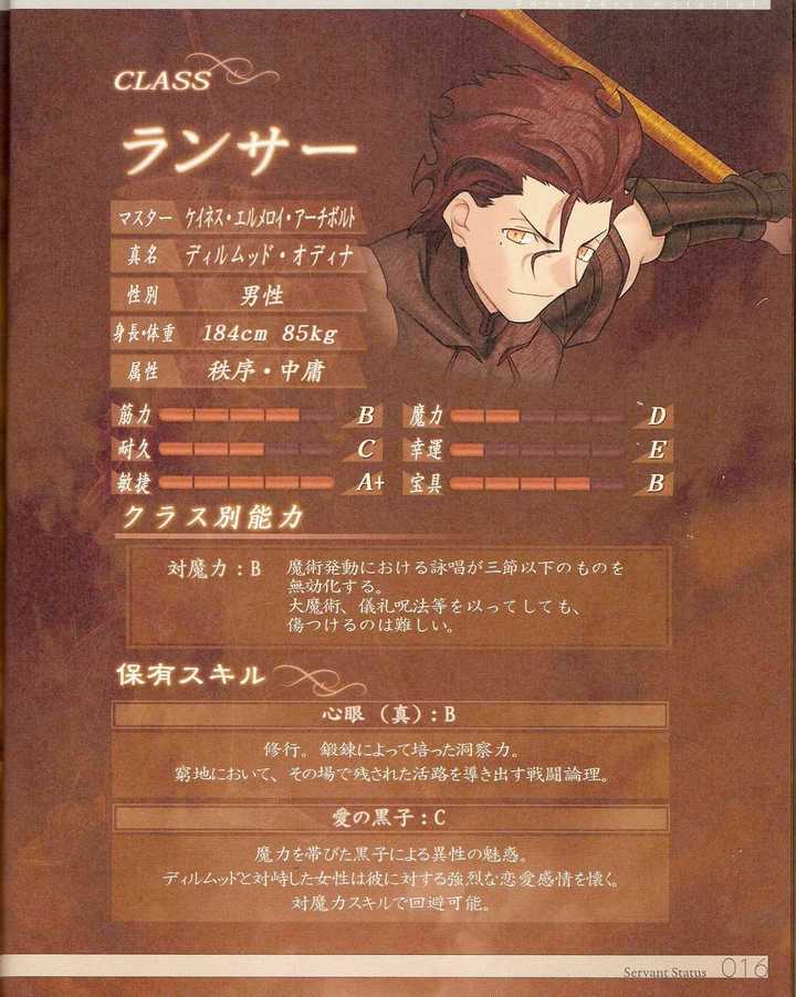 如何评价 Fate Zero 中的lancer迪卢木多 奥迪那 知乎 如何评价 Fate Zero 中的lancer迪卢木多 奥迪那 知乎