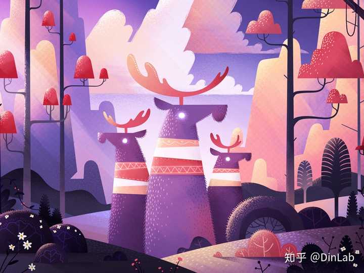 如何制作这种简单 扁平化的插画？ - 知乎
