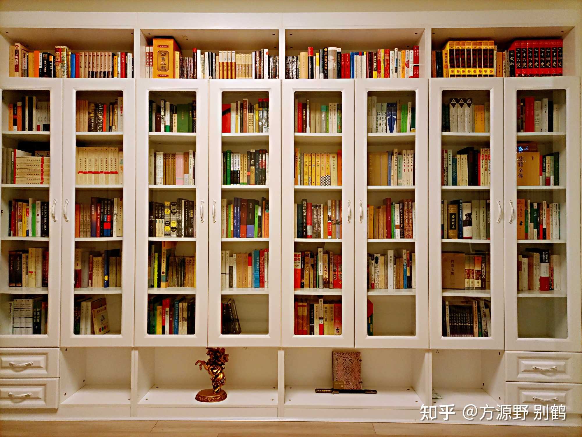 方源野 别鹤 的想法: 新年的藏书一览,从书柜远景图,到分类按