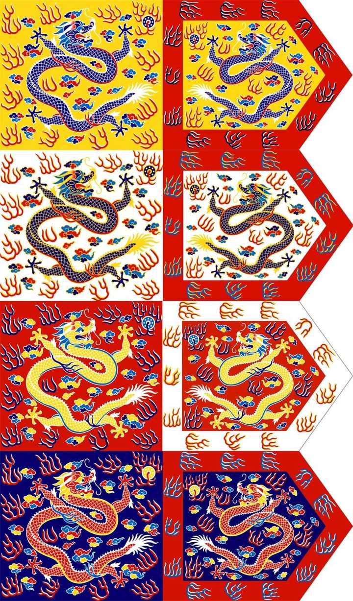 如果中国古代的各个王朝都有国旗,他们的国旗会是什么样? - 知乎