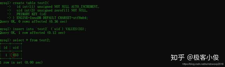 Int Unsigned Mysql mysql数据库设计时int类型应该设置多少? - 知乎