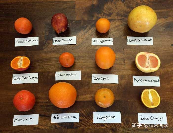 Mandarin Tangerine Clementine Temple 这几种橘子有什么具体区别 知乎