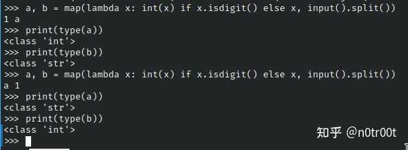 Python怎么一行输入多个不同类型的数据，用空格隔开？ - 知乎