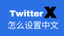Twitter/X怎么设置中文？