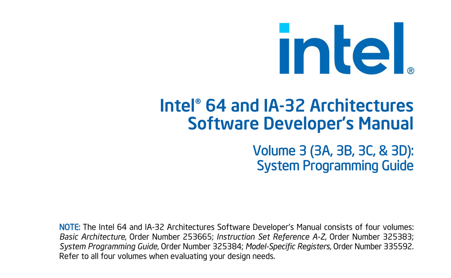 Intel® Manual Chapter 2 | Intel手册第二章中文翻译:系统架构概览