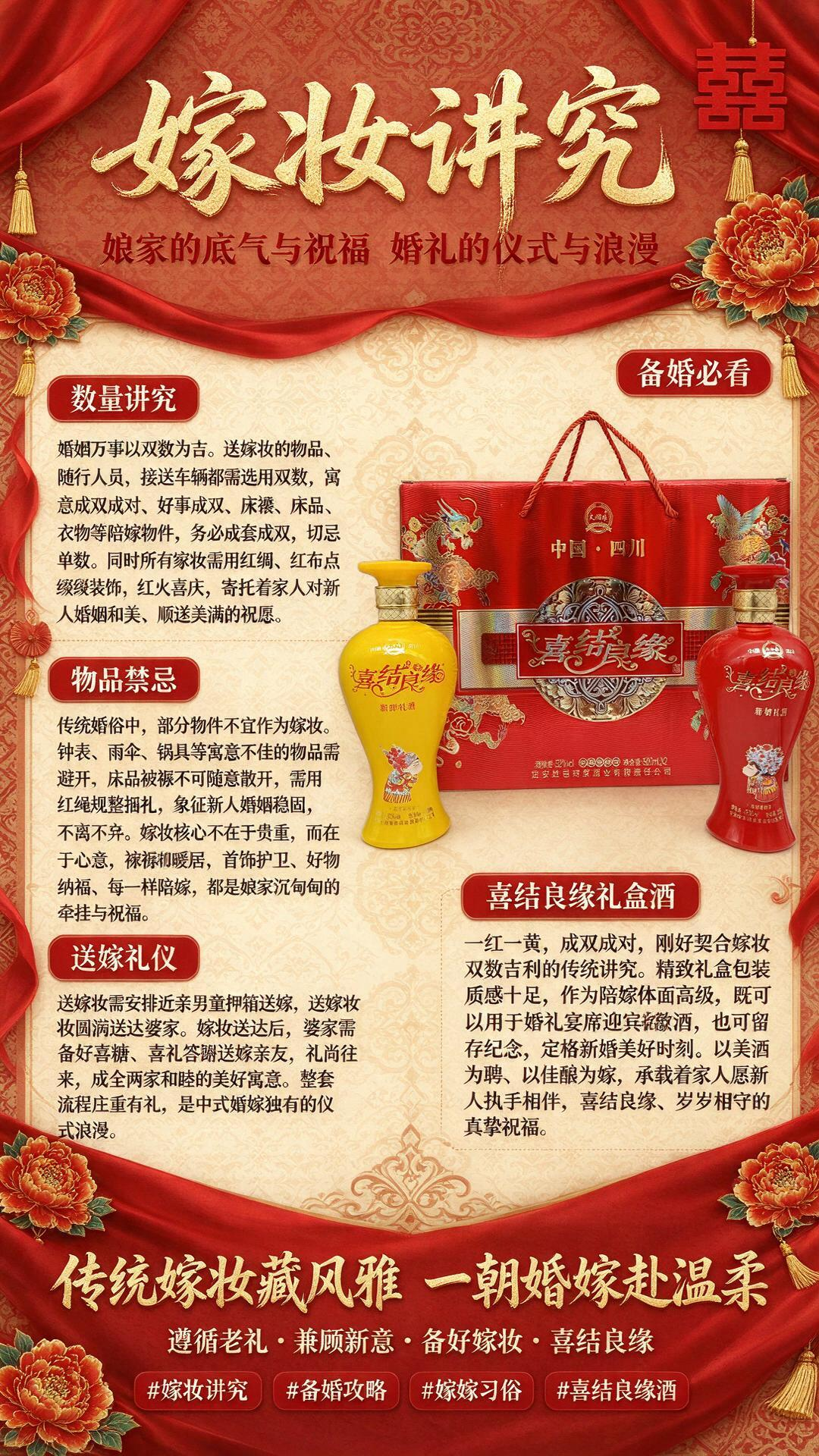 送嫁妆最全讲究，婚嫁仪式感拉满