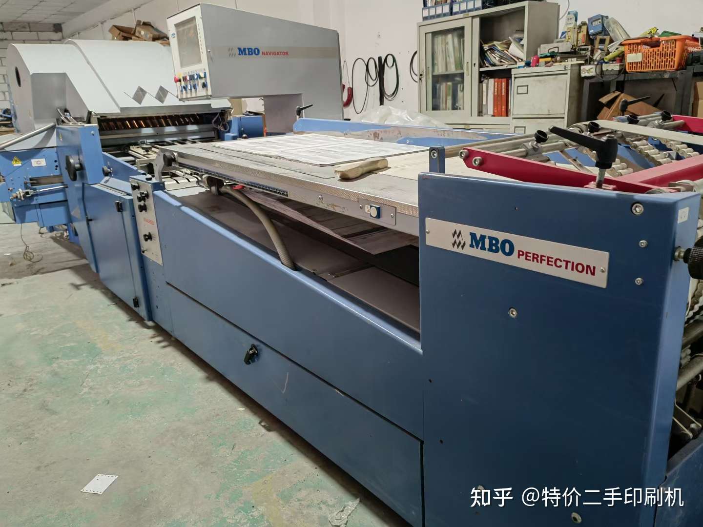 特价二手印刷机 的想法: 2006年mbo电脑折页机,800mm电脑折页机