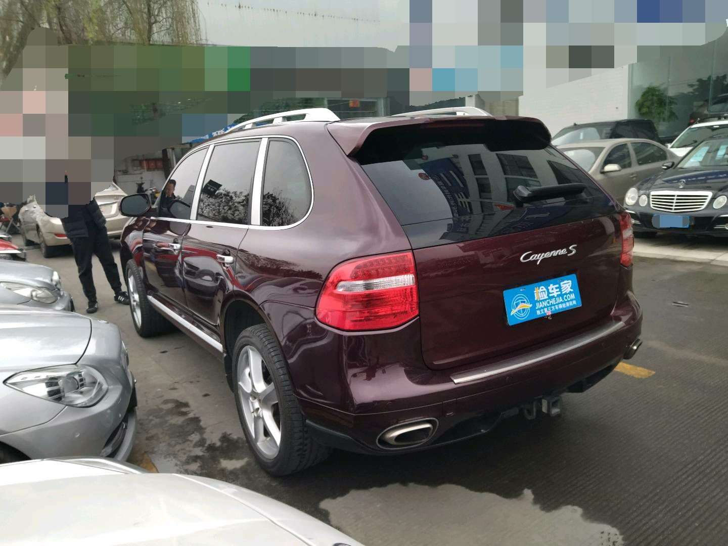 昨天去四川成都帮粉丝检测一台07款保时捷卡宴36l2007年4月出厂同年9