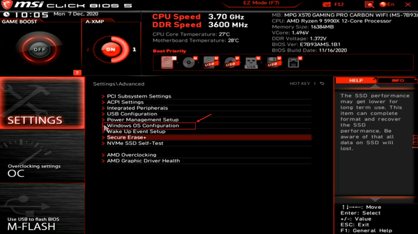 Pci subsystem settings что это