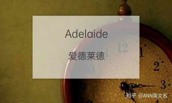 有哪些好听的英文名（女生）？