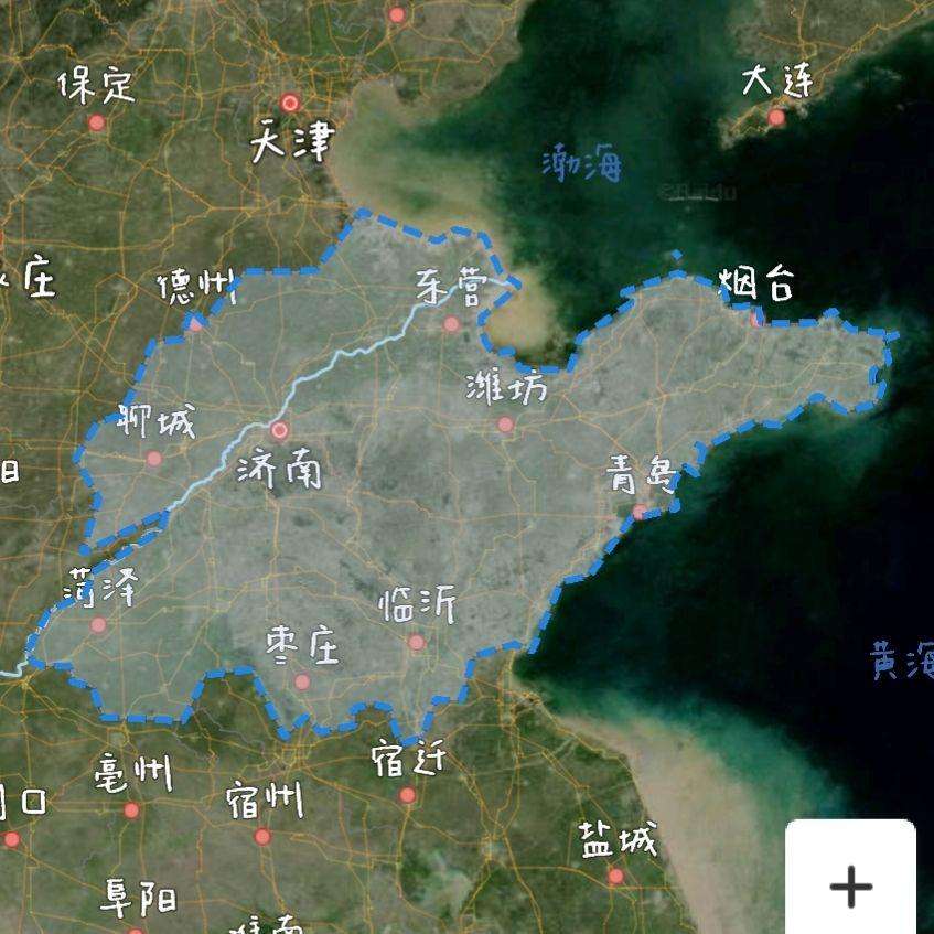 黄河流经地图路线全图（黄河地图高清版大图）