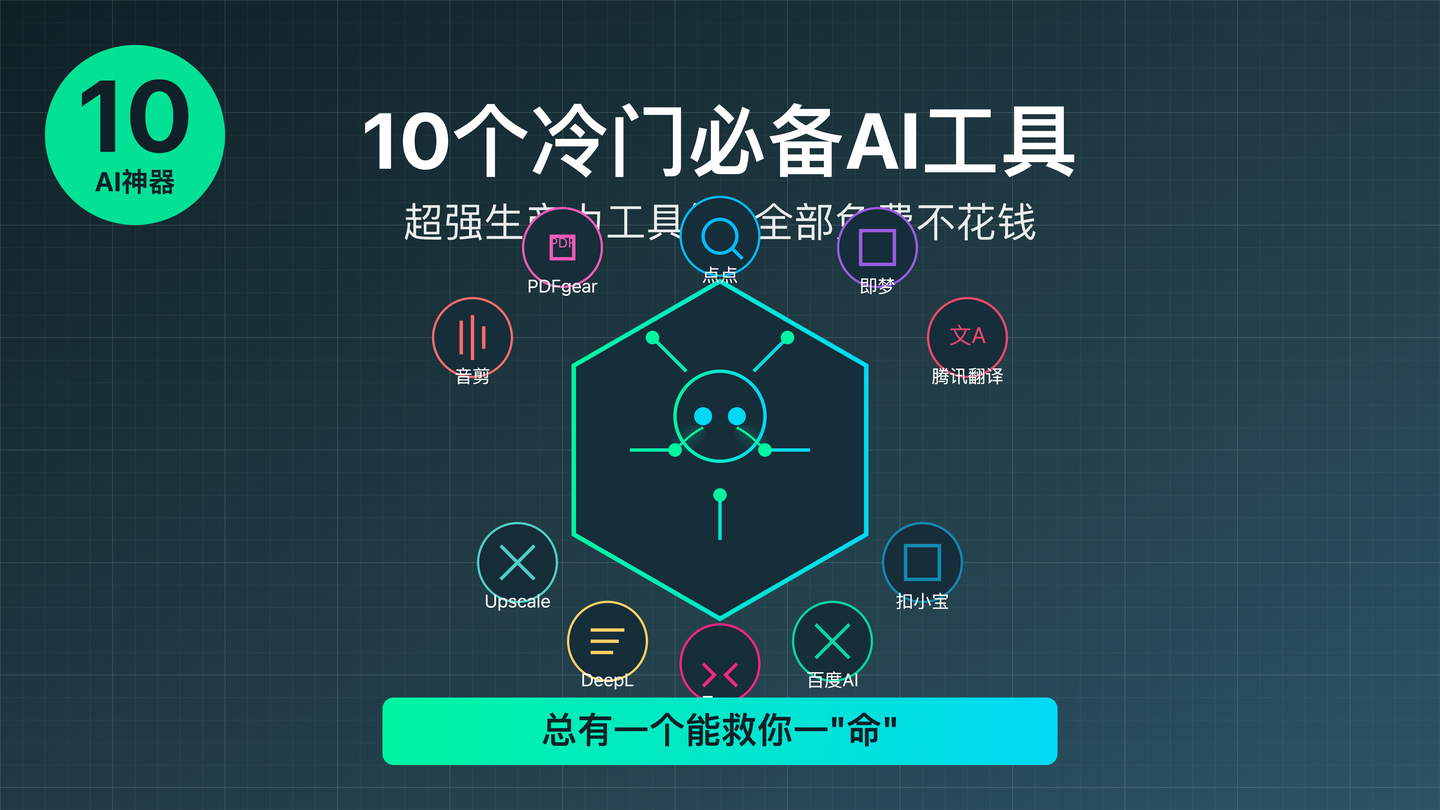 AI工具是真的多