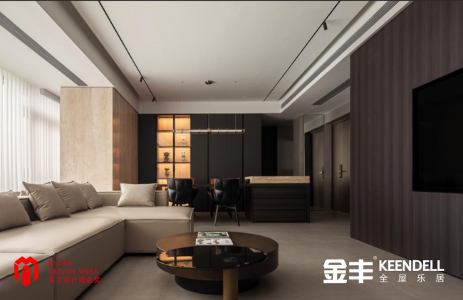 必赢网址金丰木门高定木作：呈现全屋定制独特的视觉韵律(图1)