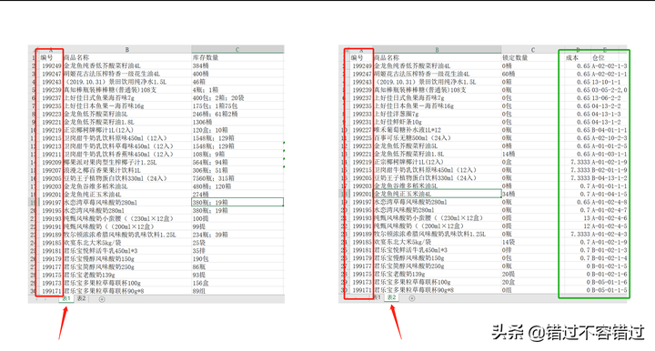 vlookup函数两张表匹配（excel表1和表2数据匹配）