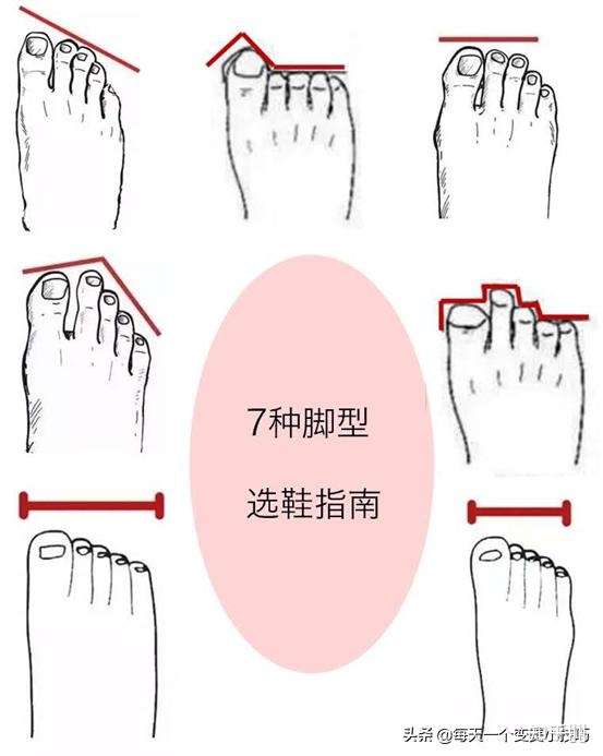 来给大伙分享一下脚型吧