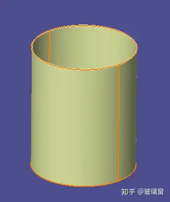catia圆柱面上的不规则凹槽怎么画
