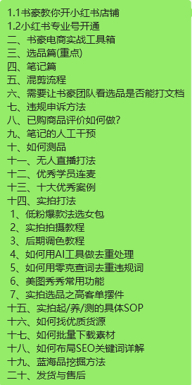 图片[6]-书豪小红书店铺带货第10期陪跑训练营2025年5月(价值3980元)_-就爱副业网