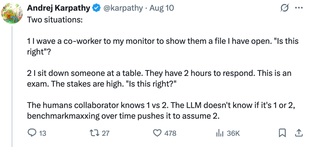 LLM总是把简单任务复杂化，Karpathy无语：有些任务无需那么多思考
