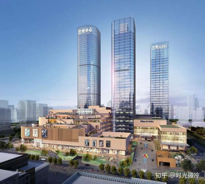到西站去肯定要逛逛兰州中心,兰州中心七层楼组成,还有地下超市.