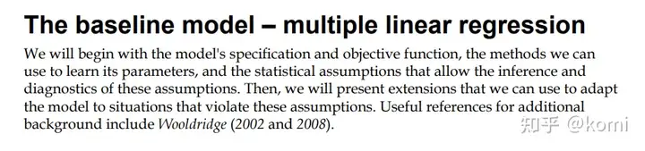 什么是基线回归（baseline regression）？ - 知乎