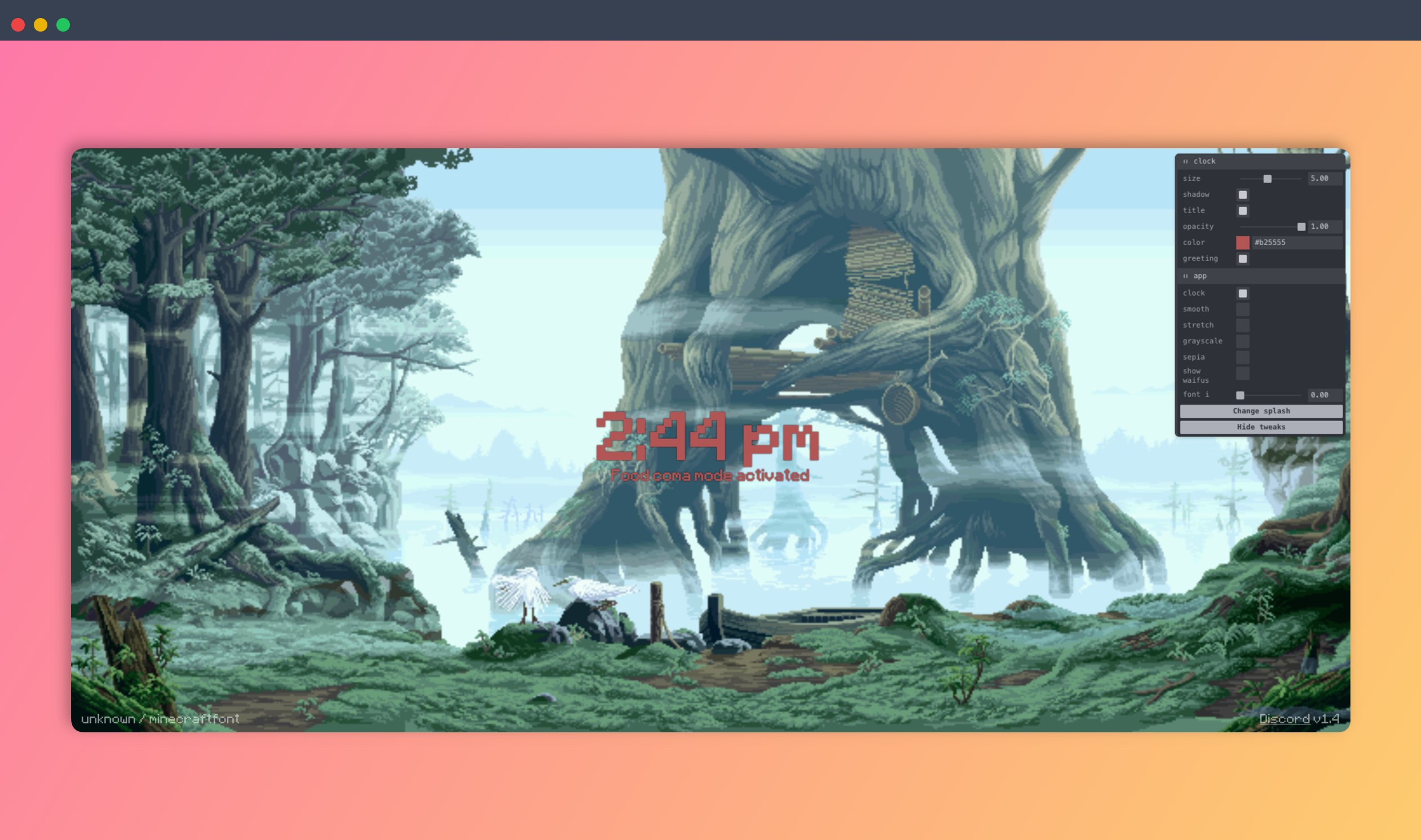 8bitdash：在线屏保网站，能将你的屏幕变成复古像素风的时钟，带你重温童年时代的经典游戏