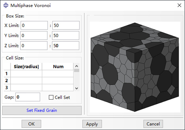 一个好用的Abaqus晶体塑性模型生成插件-Voronoi模型的图21