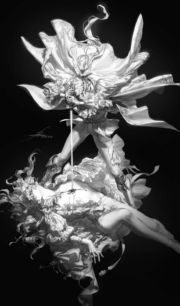 肥皂君 的想法: 【作品欣赏】韩国画师pilyeon作品(twi:v… - 知乎