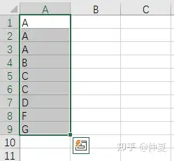 excel重复名字标红