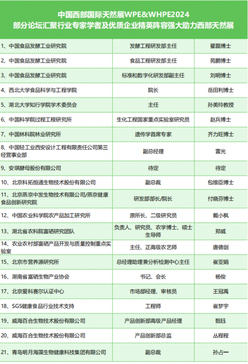 尊龙凯时ag旗舰厅官方网站WPEWHPE2024中国西部国际天然展——7月29日(图2)