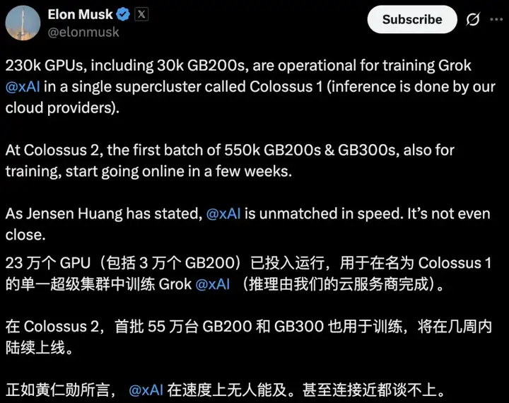 孙正义被奥特曼忽悠，五千亿星际之门流产？马斯克豪言：要上5000万块GPU！