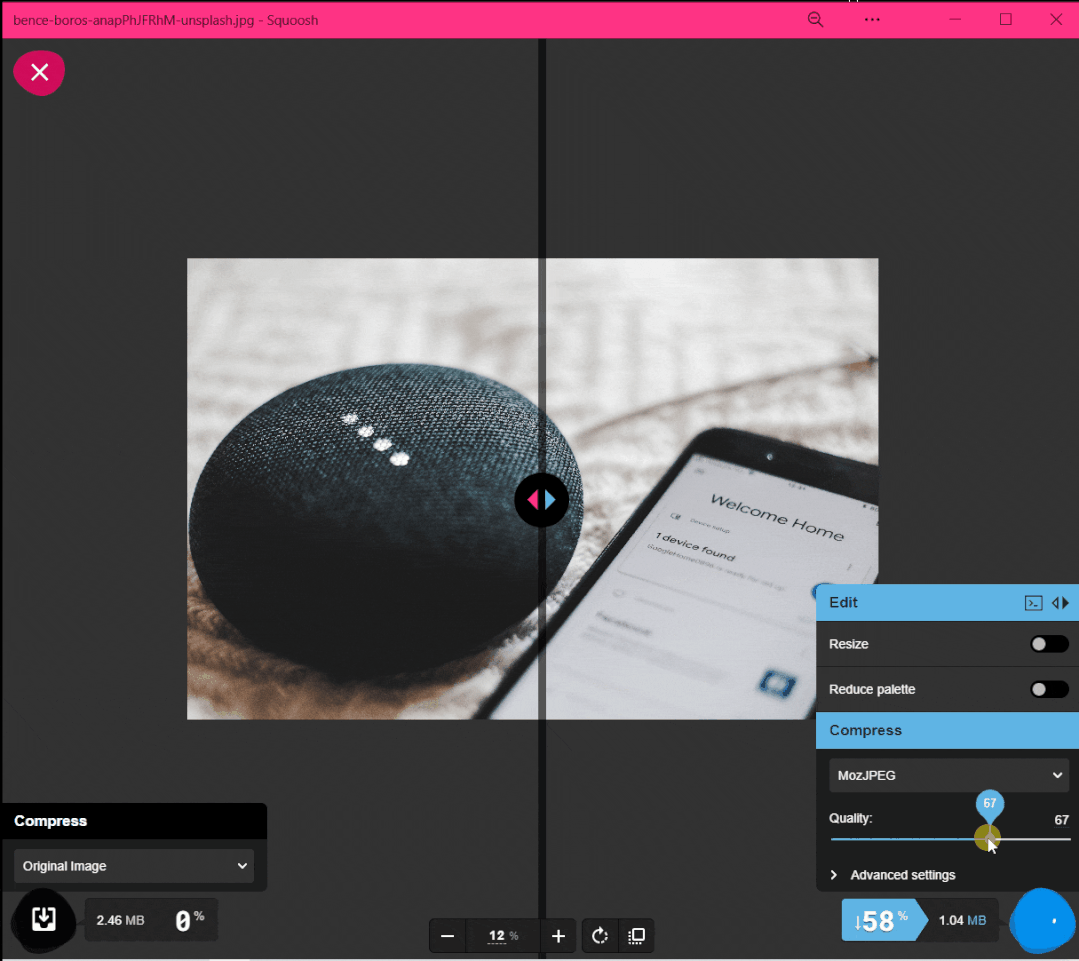 Squoosh -  免费在线图片压缩工具|World资源社区