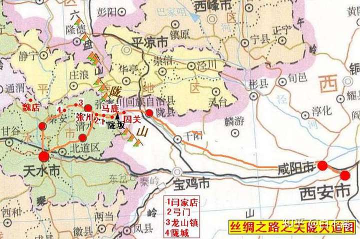 当然也不是说渭水河道就完全不能行军了,有学者考证当年张郃进军陇右