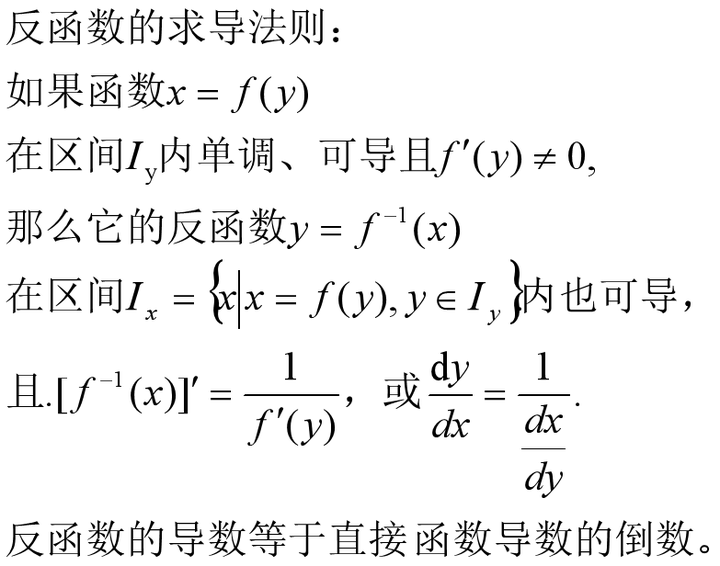 arctanx的导数是什么（反三角函数导数表）