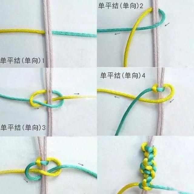 手工编绳100种图解 22种手链编织教程