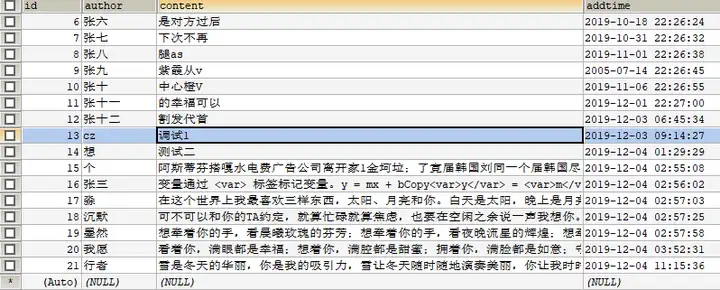 PHP告白墙源码+报告+调试视频