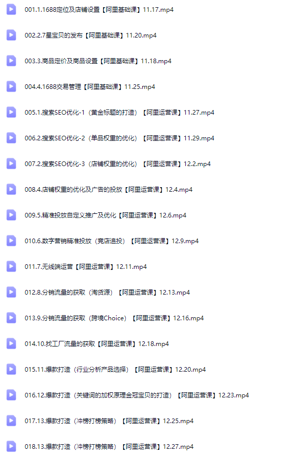 图片[6]-阿里巴巴运营精英实操班2025年(价值9800元)_-每日必学网