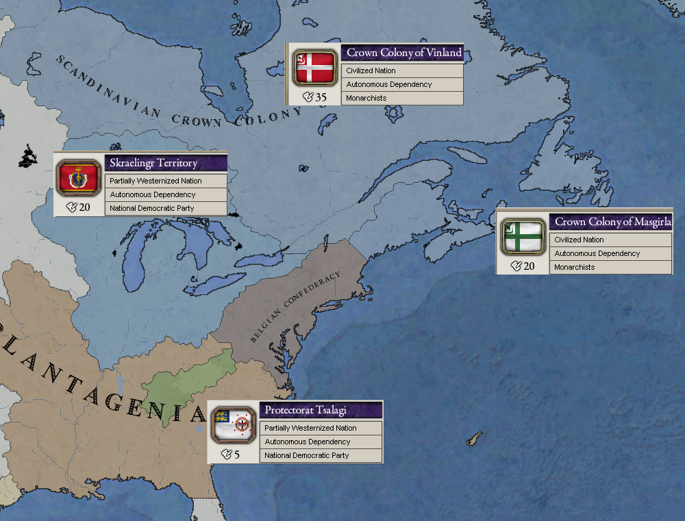 黎塞留公爵 的想法: 1836的阿卡迪亚,开局文兰地区