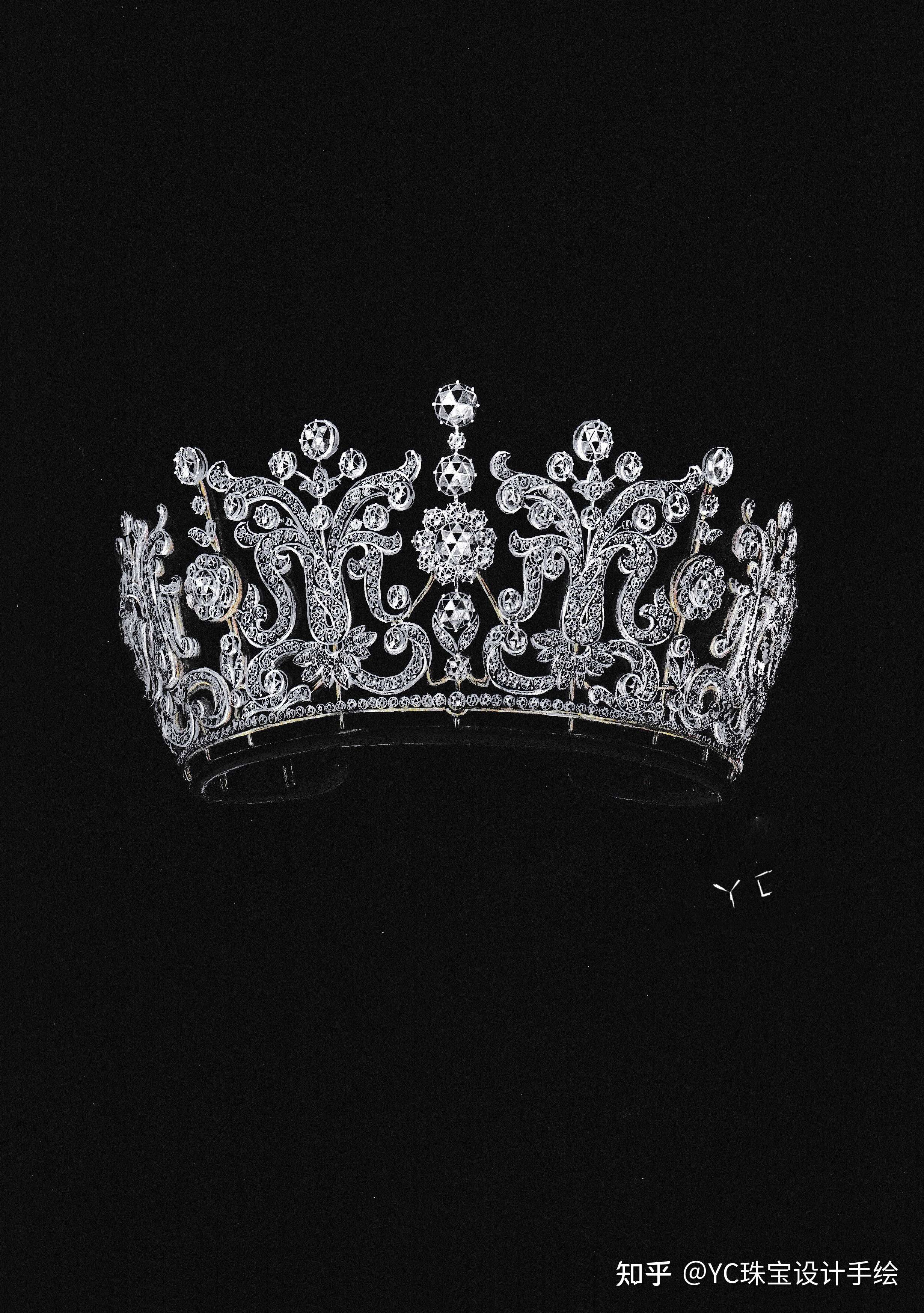 yc珠宝设计手绘 的想法: 改天组织画一下皇冠 #珠宝# - 知乎