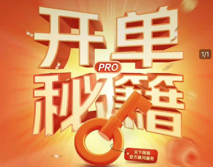 天下网商-开单秘籍PRO淘天实战陪跑计划2025年6月更新(价值3980元)_-就爱副业网