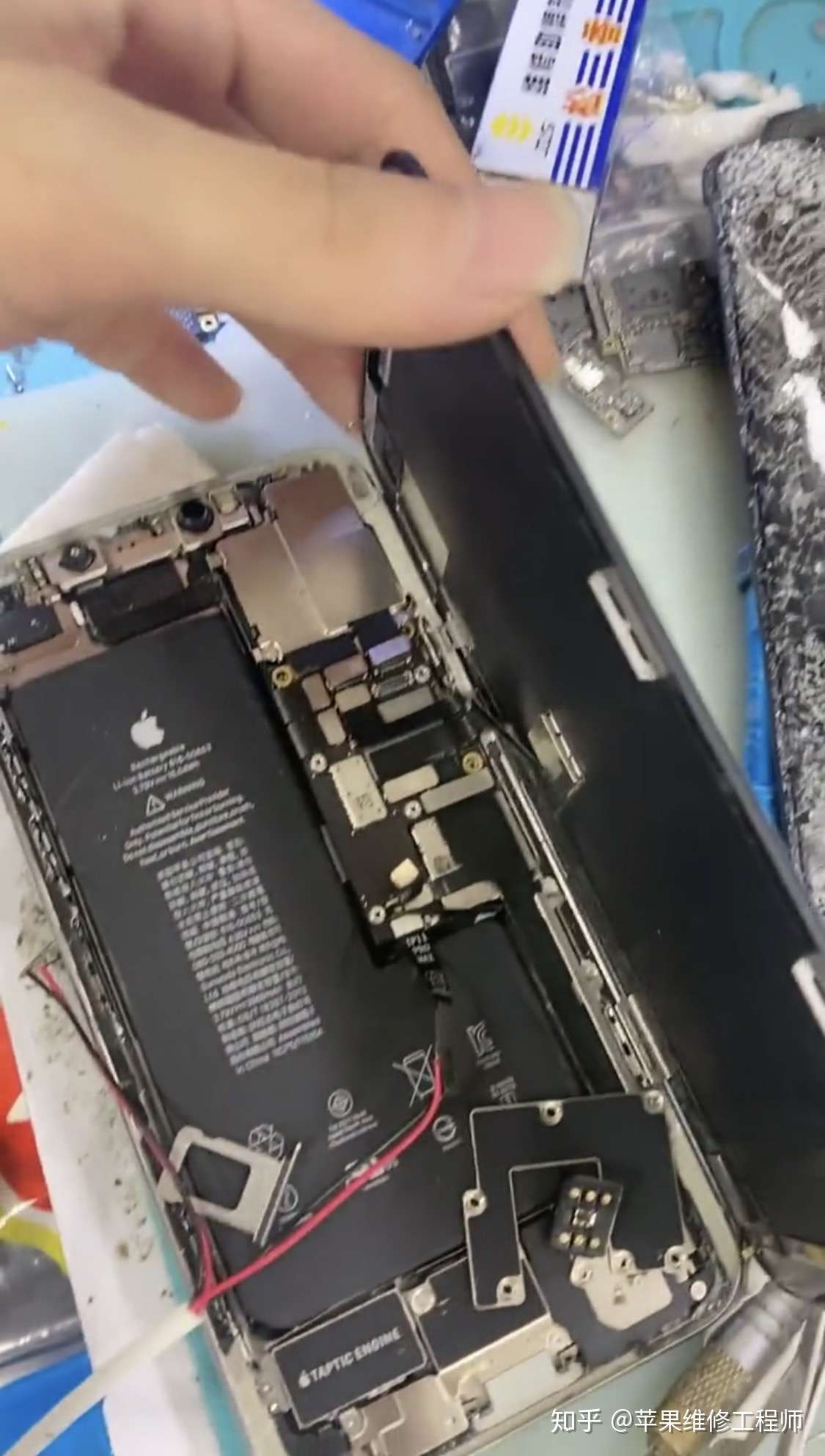 苹果维修工程师 的想法: 上个11promax已经修复主板,并换了屏幕