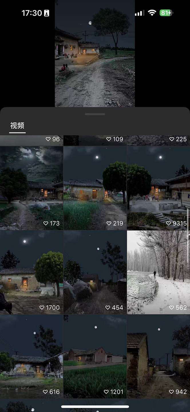 图片[3]-乡村夜景治愈视频（教程+素材+软件）-暗冰资源网
