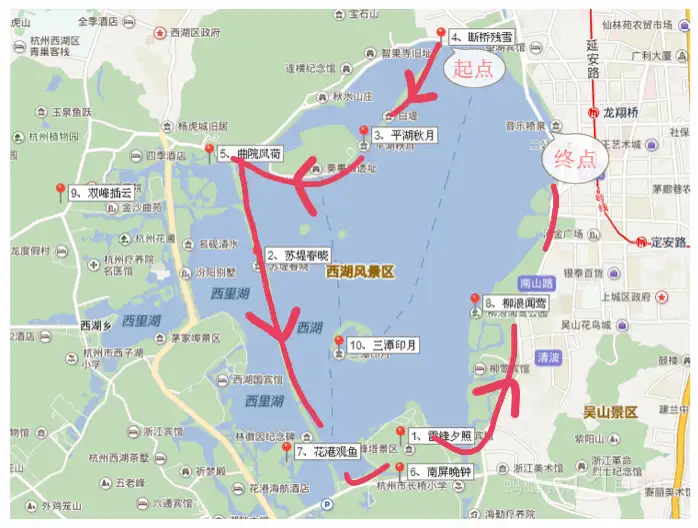 西湖一日游线路有哪些建议？