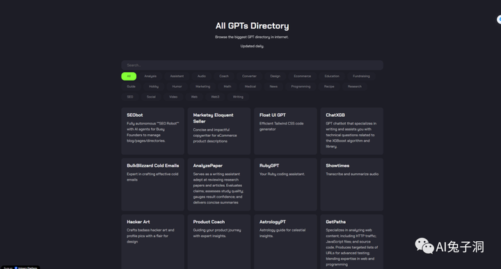 图片[5]-一篇文章带你获取全网各类有趣实用的GPTs!-就爱副业网