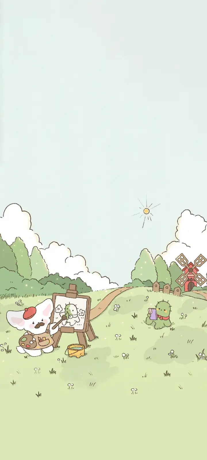 有什么美到极致的绿色壁纸？(绿色壁纸好看卡通动漫)