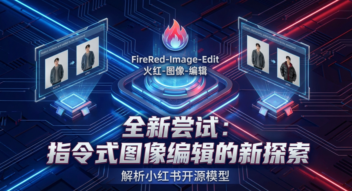 指令式图像编辑的新尝试：解析小红书开源模型 FireRed-Image-Edit